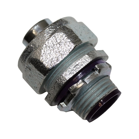 Sigma Engineered Solutions Conduit Fitting Connector, Liquid-Tight, Iron 45760